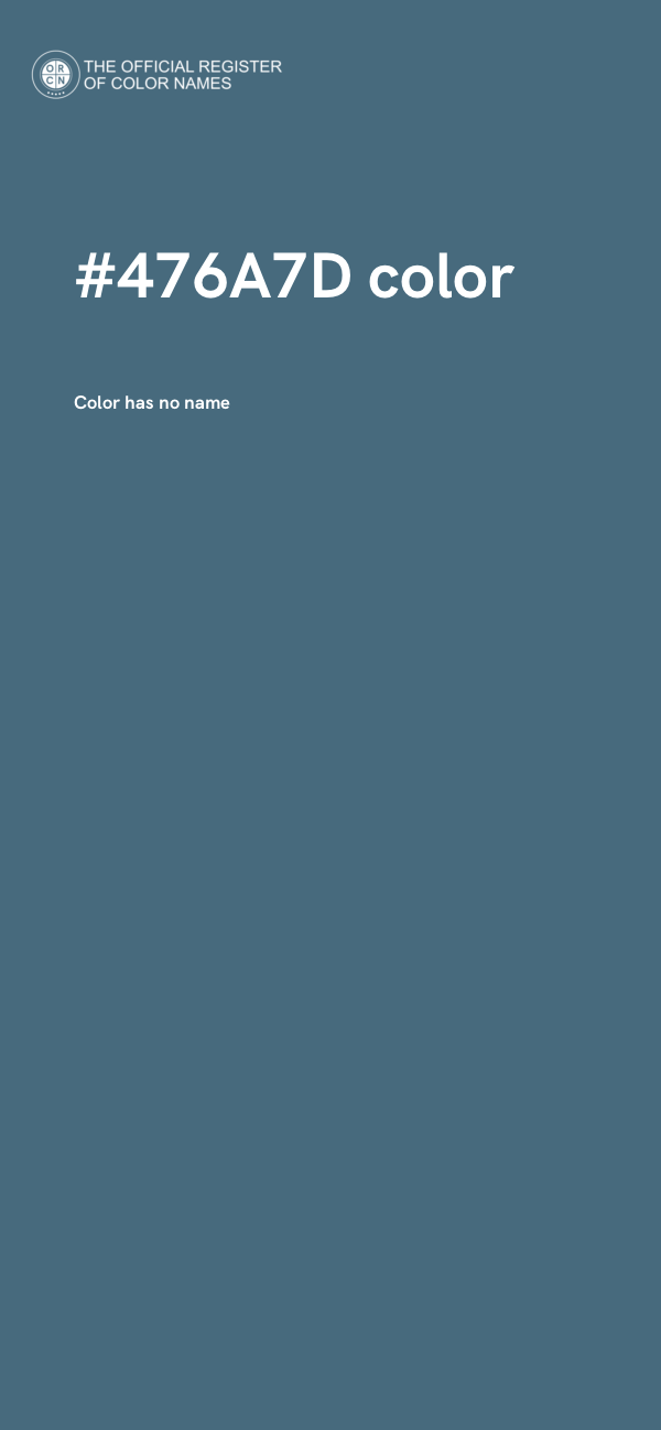 #476A7D color image