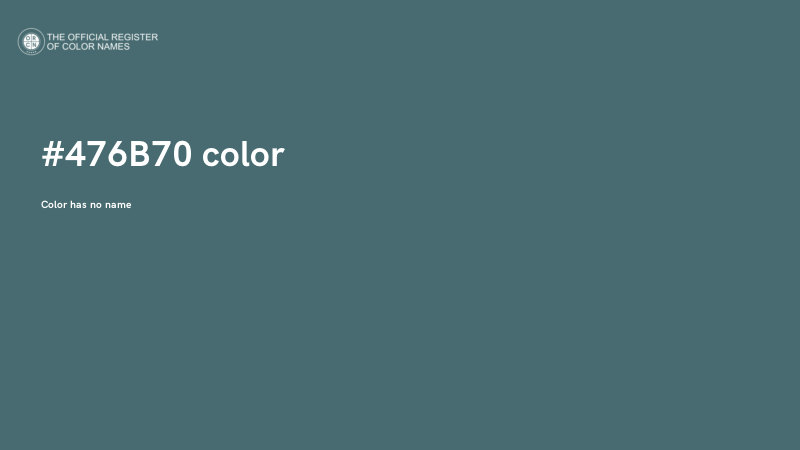 #476B70 color image