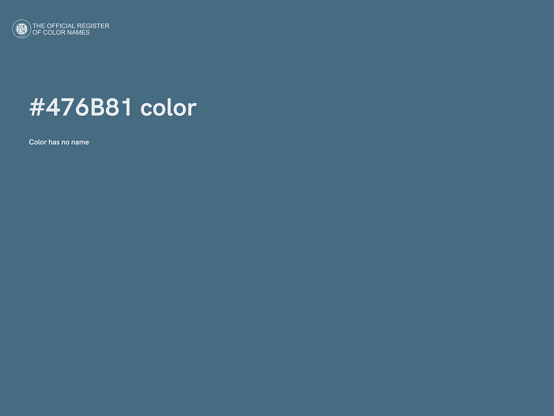#476B81 color image