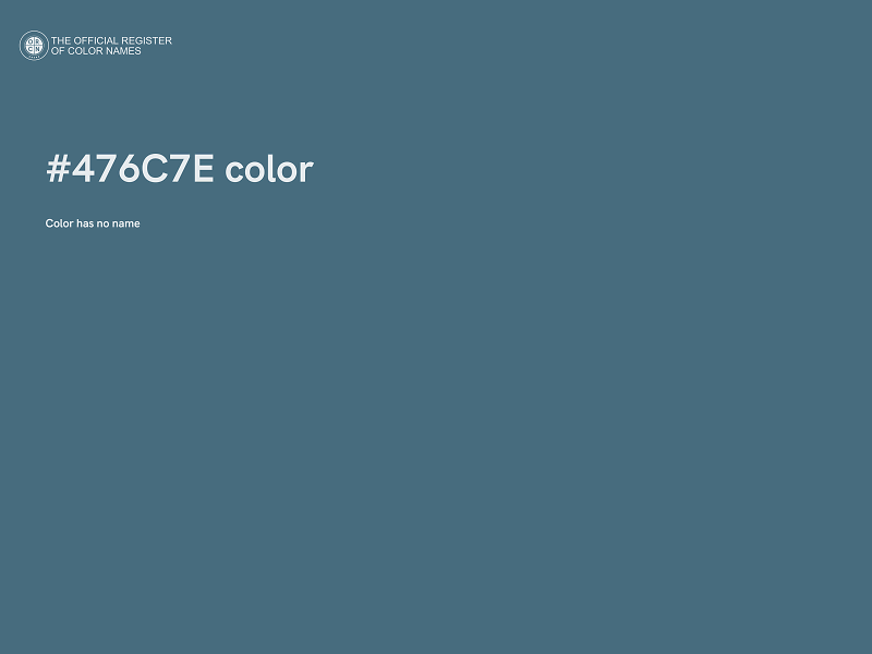 #476C7E color image