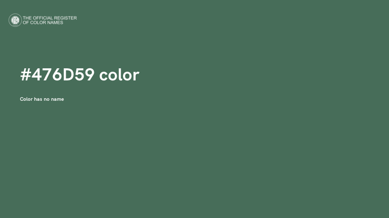 #476D59 color image