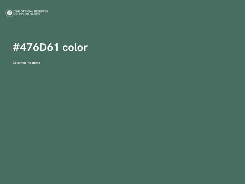 #476D61 color image