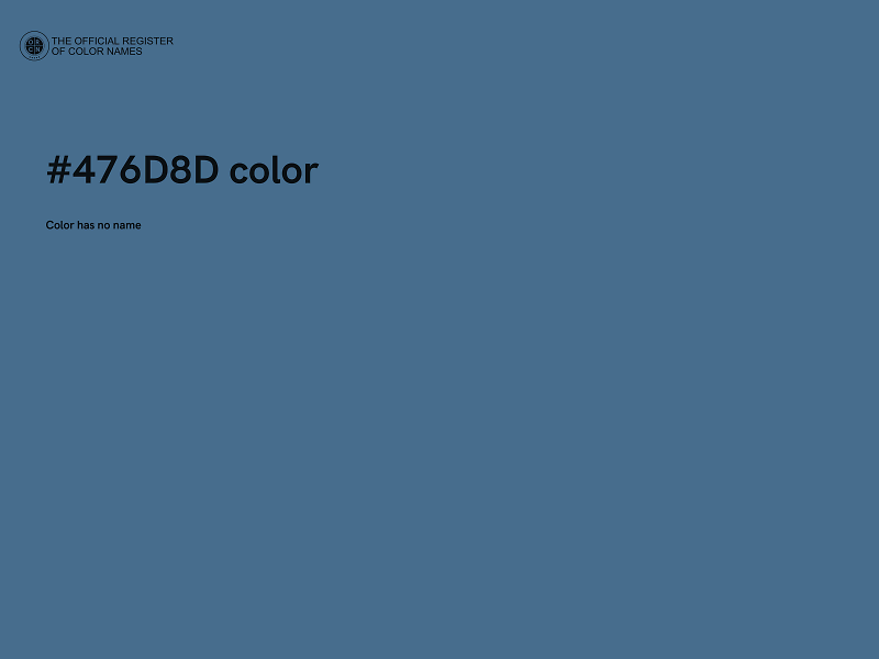 #476D8D color image