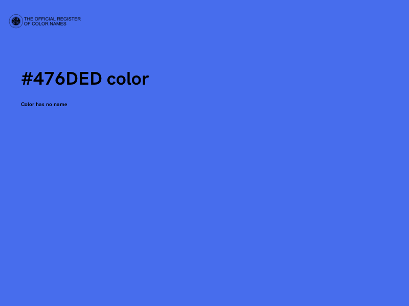 #476DED color image