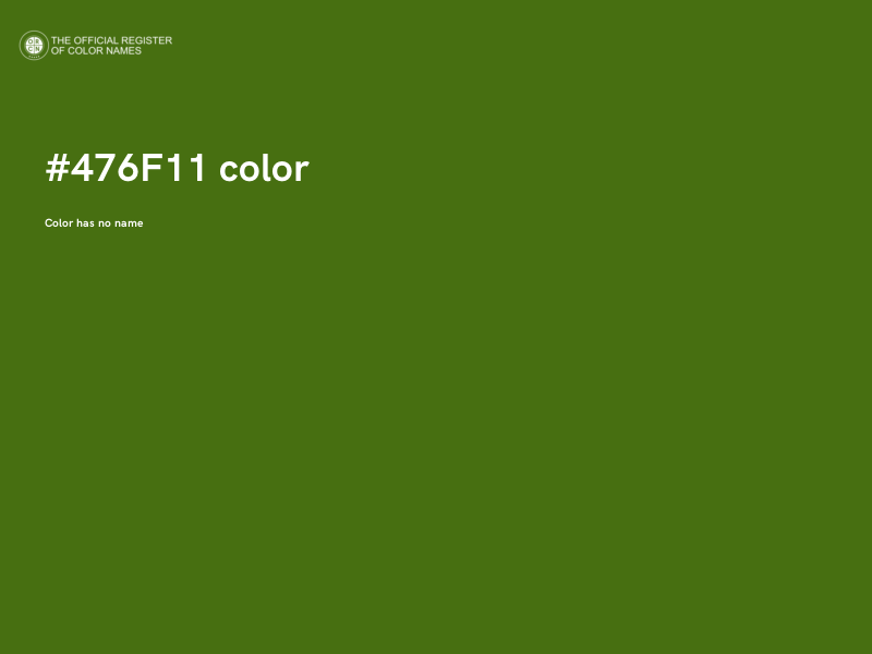 #476F11 color image