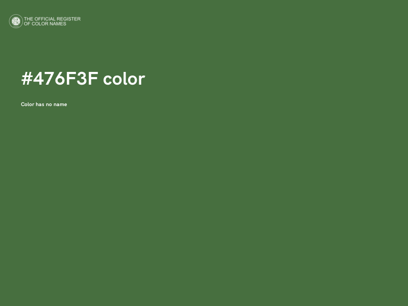 #476F3F color image