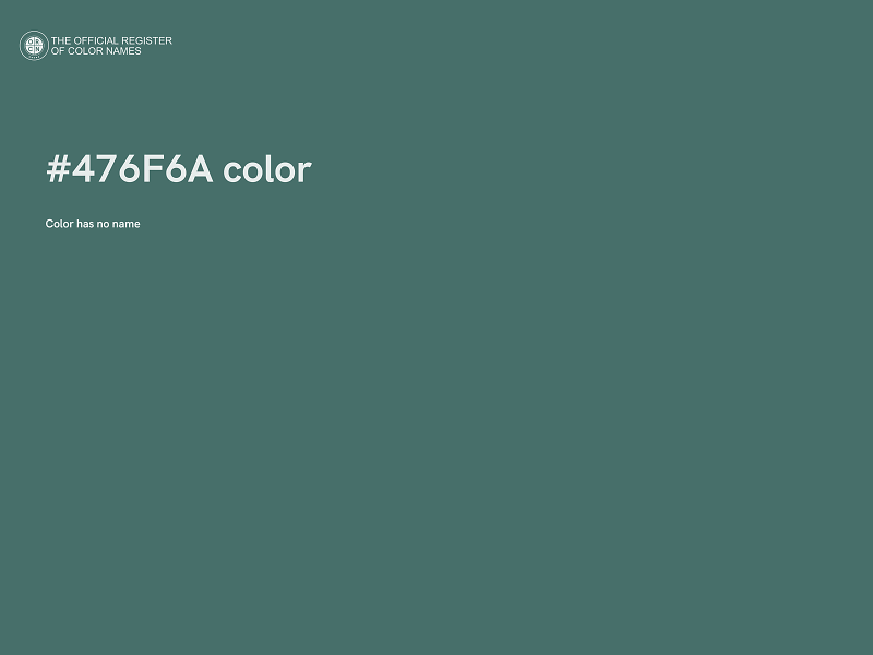 #476F6A color image