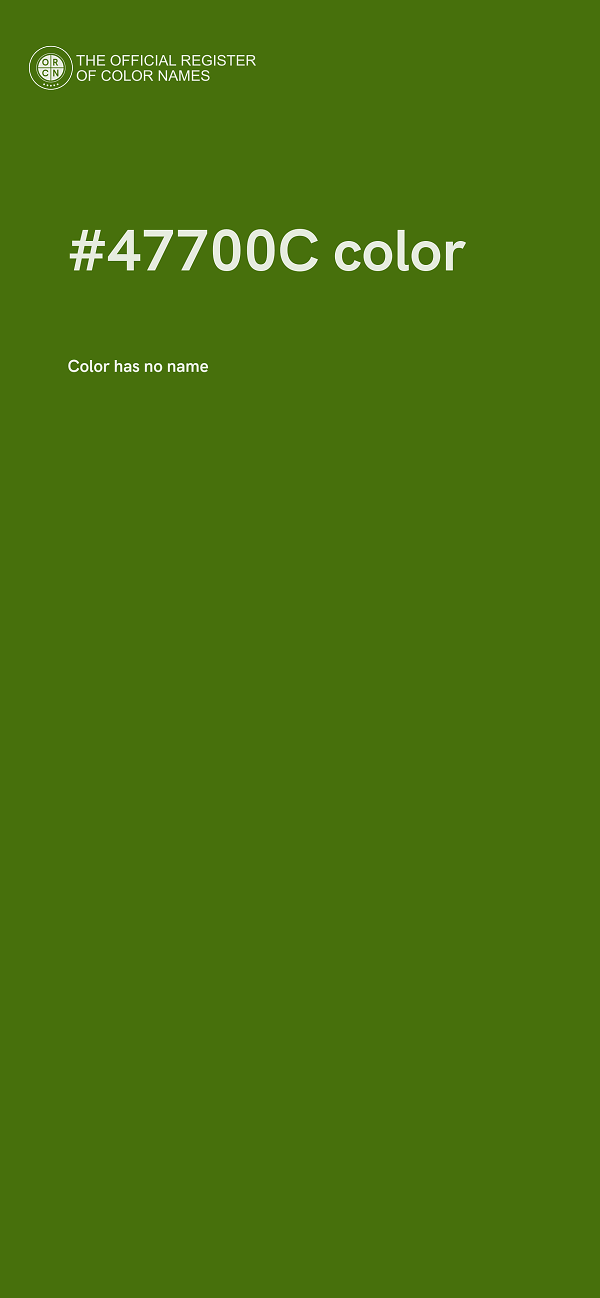 #47700C color image