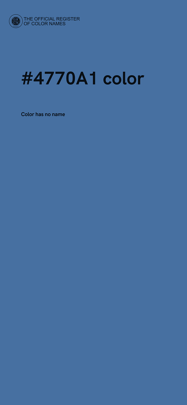 #4770A1 color image
