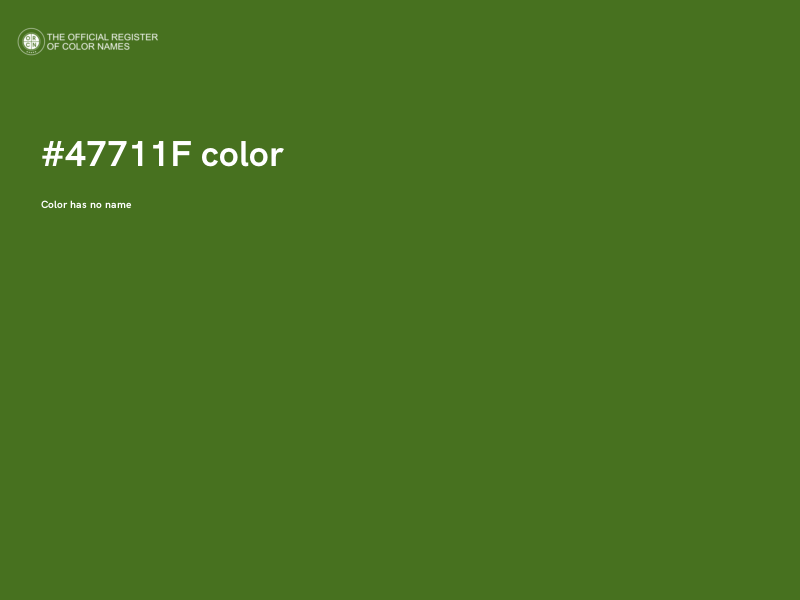 #47711F color image