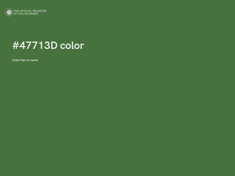 #47713D color image