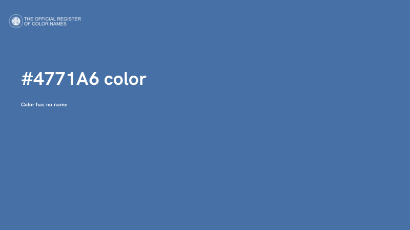 #4771A6 color image