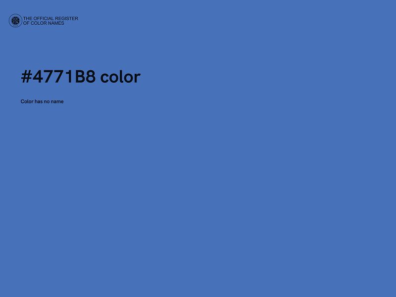 #4771B8 color image