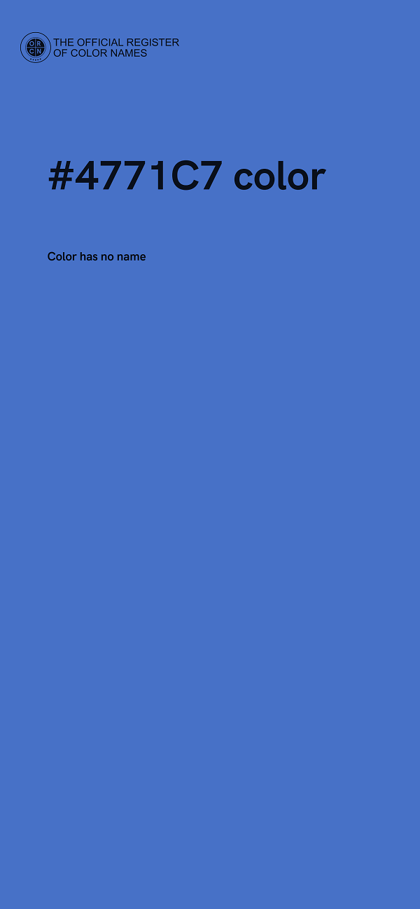 #4771C7 color image