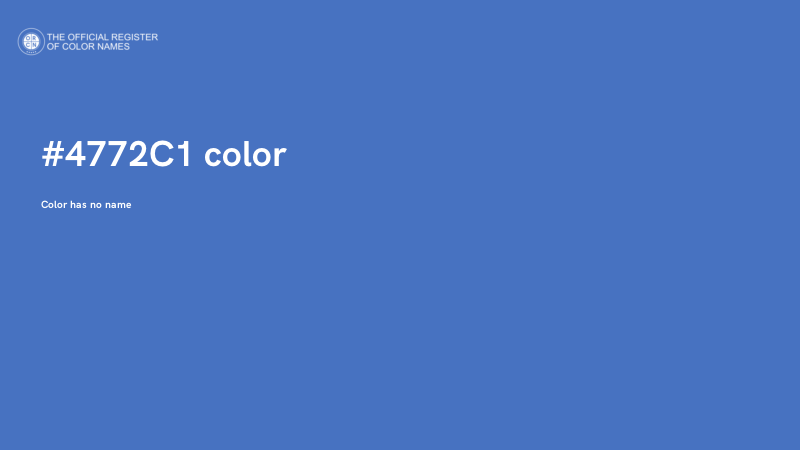 #4772C1 color image