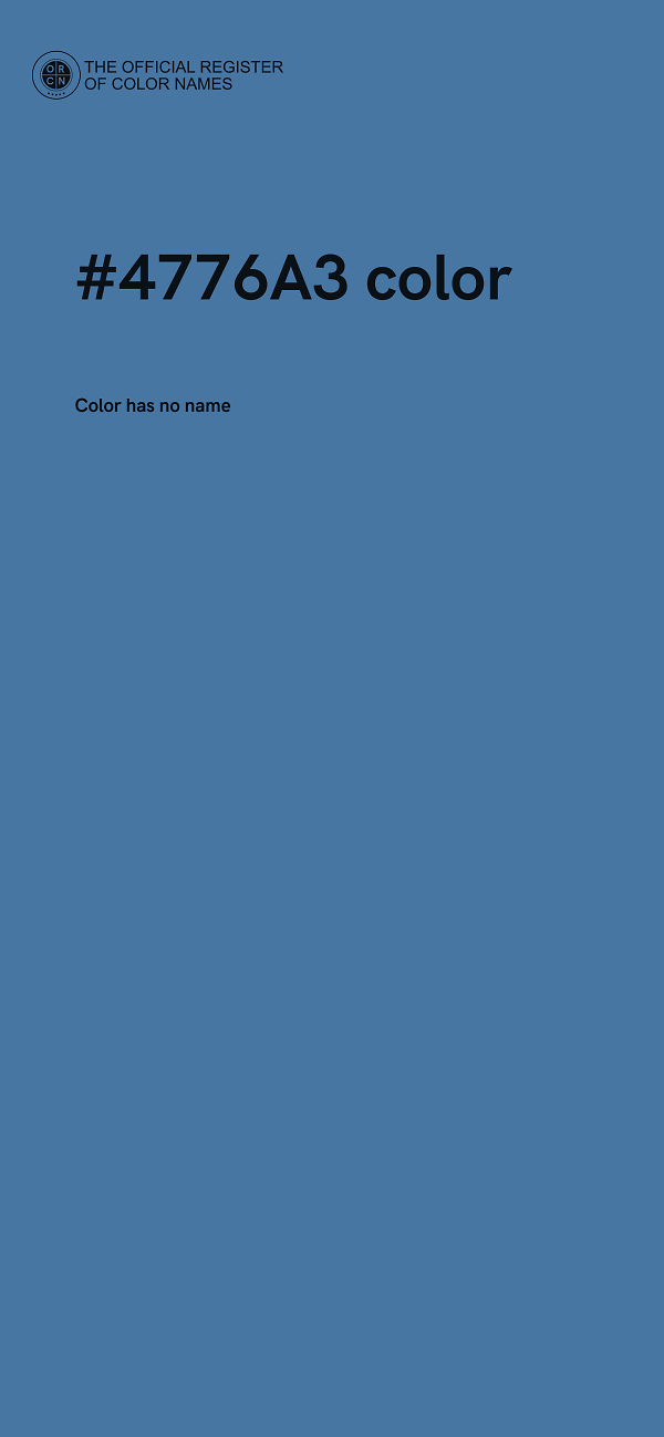 #4776A3 color image