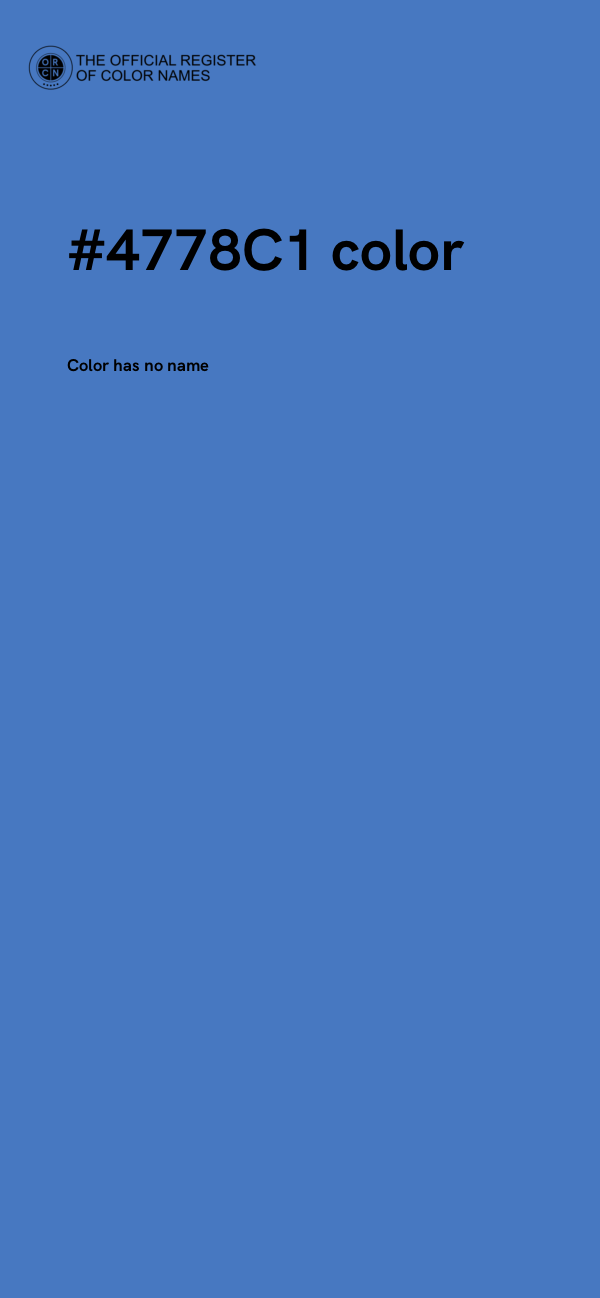 #4778C1 color image
