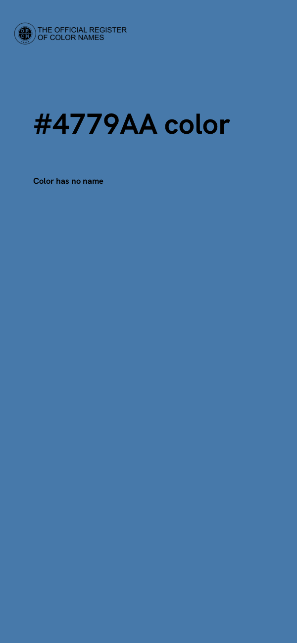 #4779AA color image