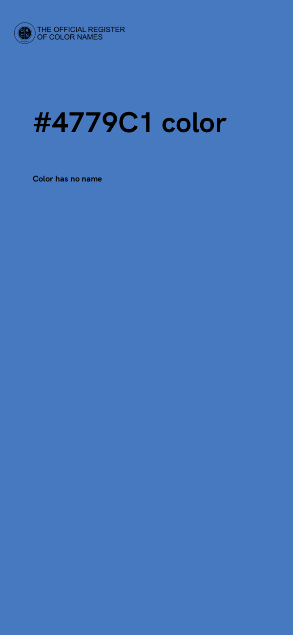 #4779C1 color image