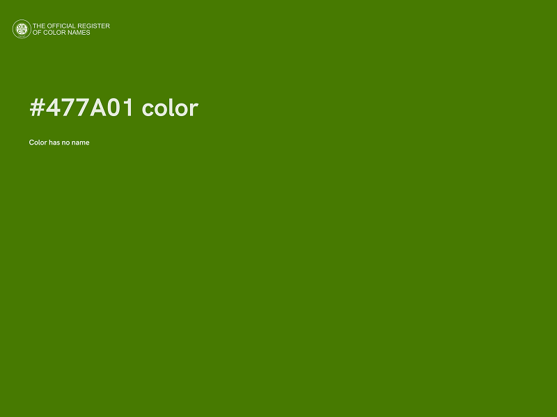 #477A01 color image