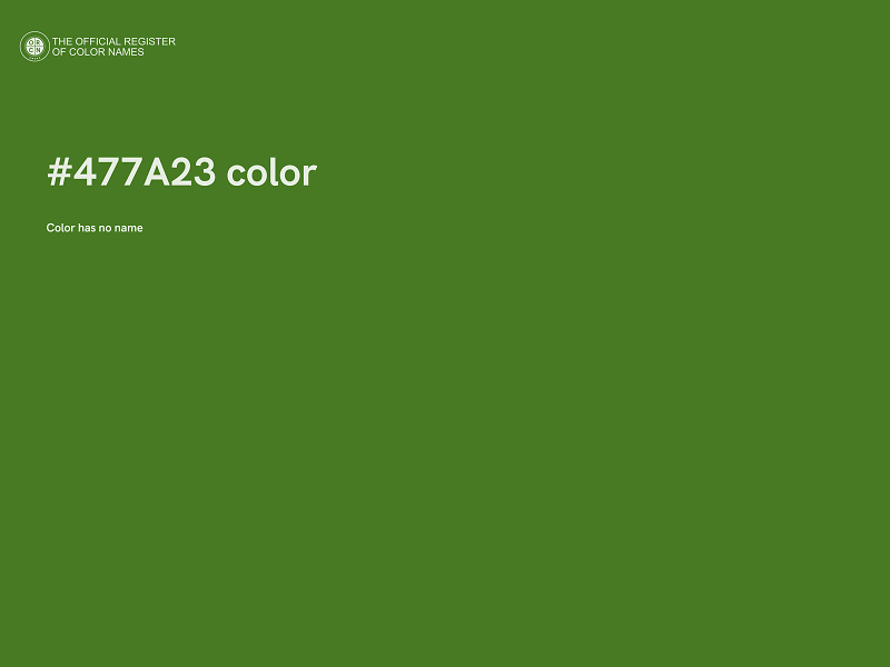 #477A23 color image