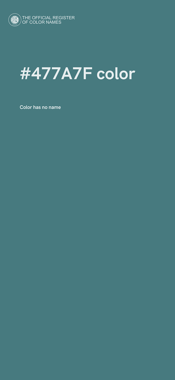 #477A7F color image