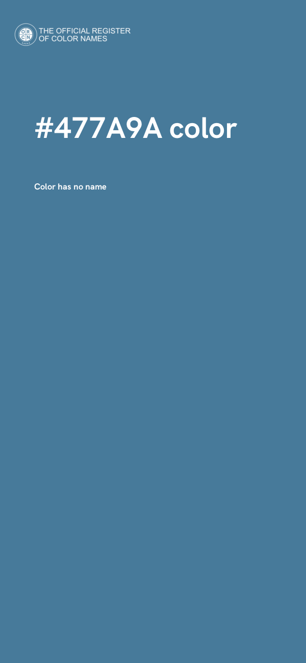 #477A9A color image
