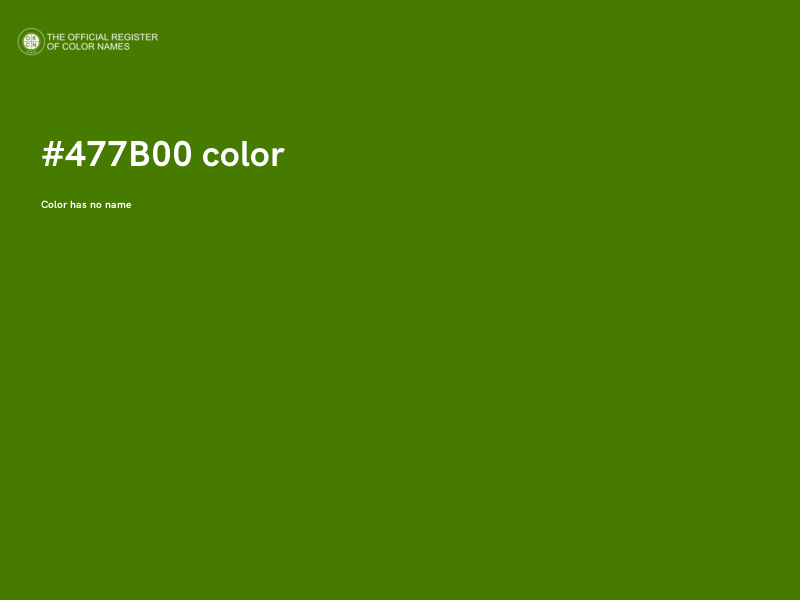 #477B00 color image
