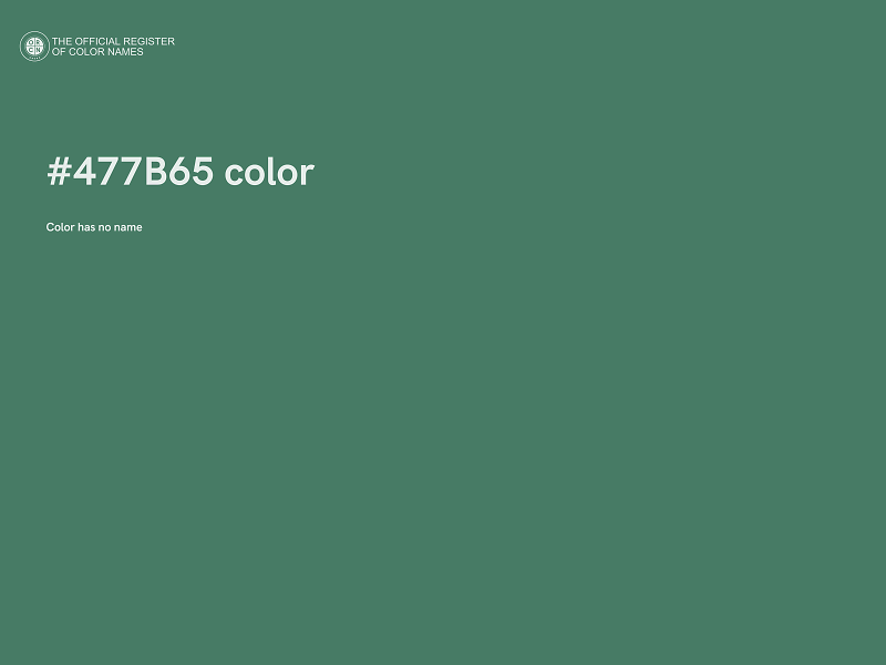 #477B65 color image