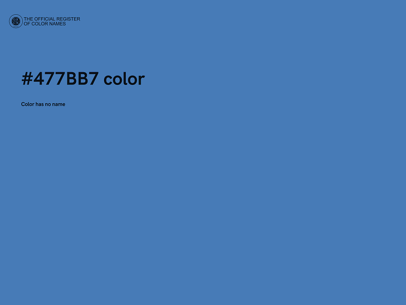 #477BB7 color image