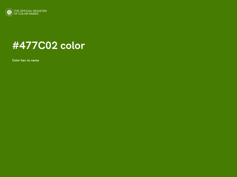 #477C02 color image