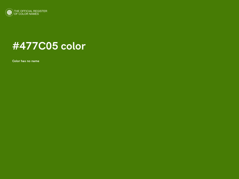 #477C05 color image