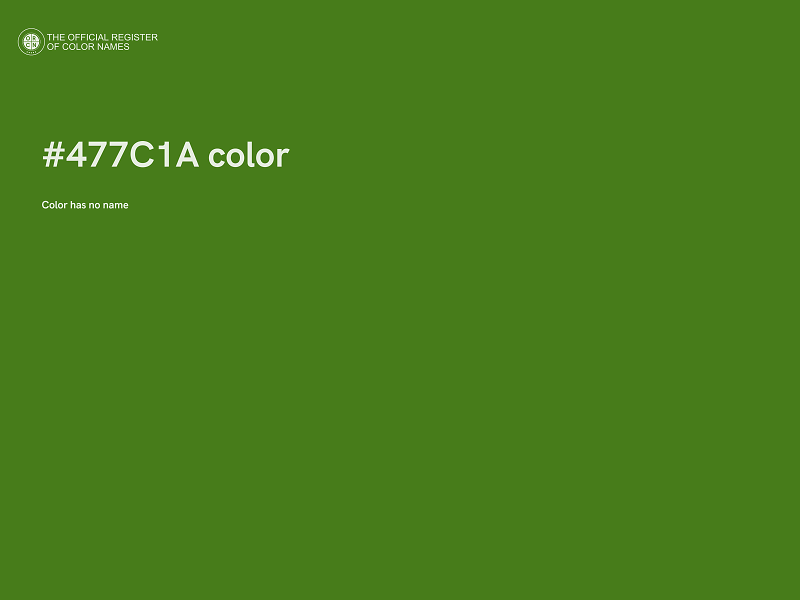 #477C1A color image