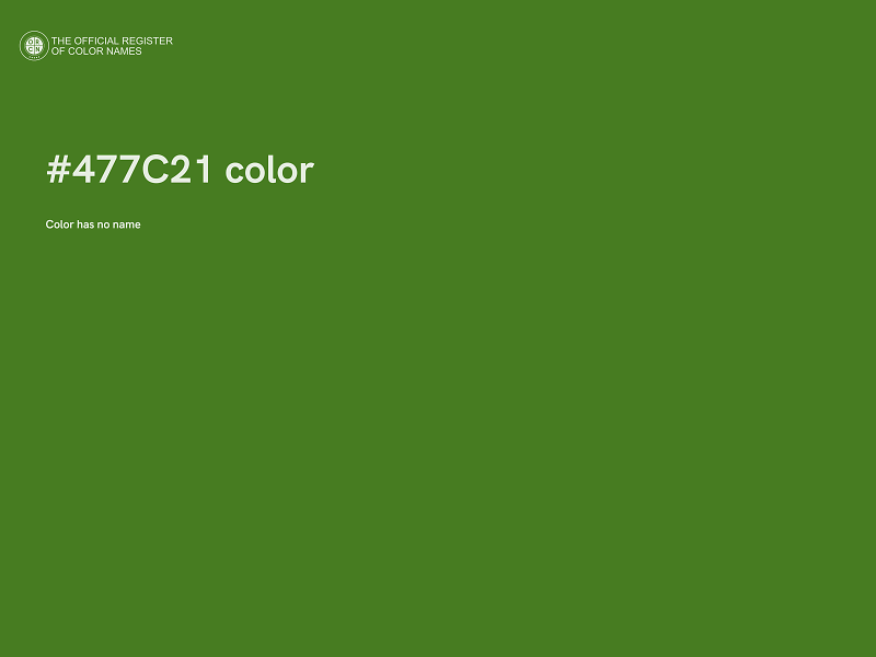 #477C21 color image