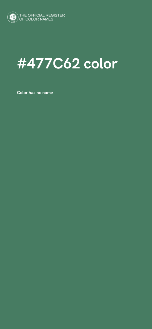#477C62 color image