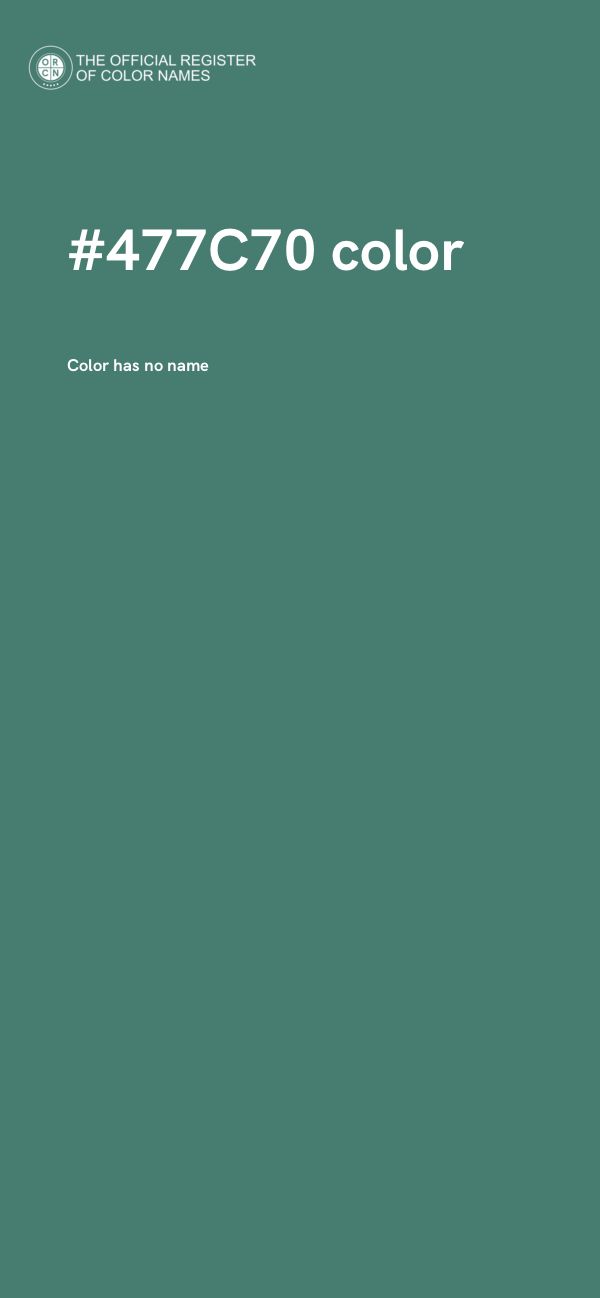 #477C70 color image
