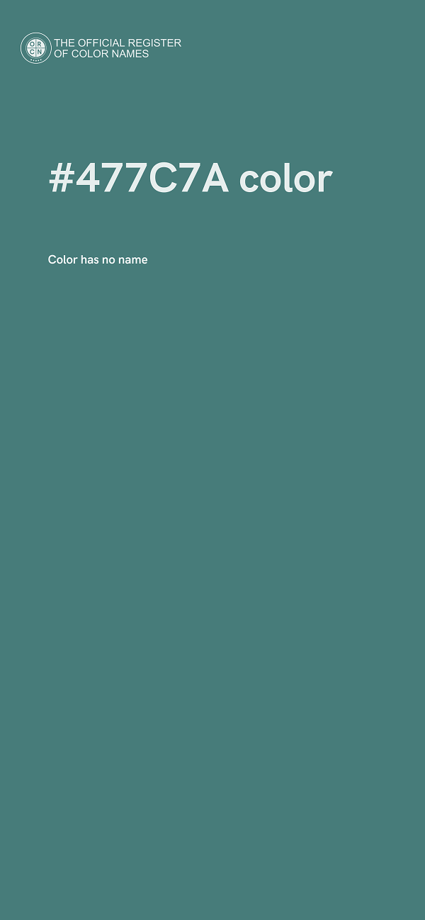 #477C7A color image
