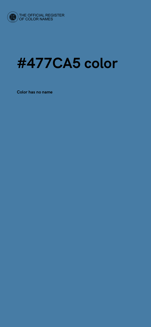 #477CA5 color image