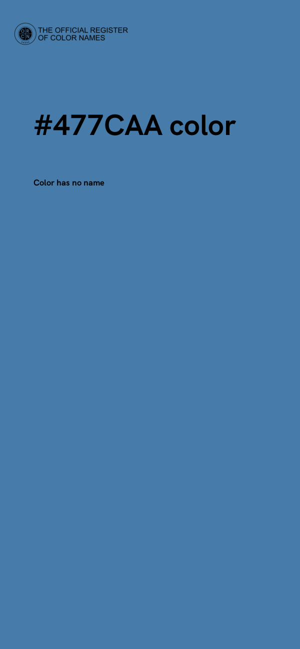 #477CAA color image