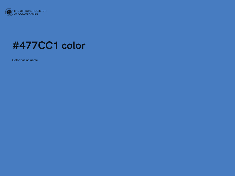 #477CC1 color image