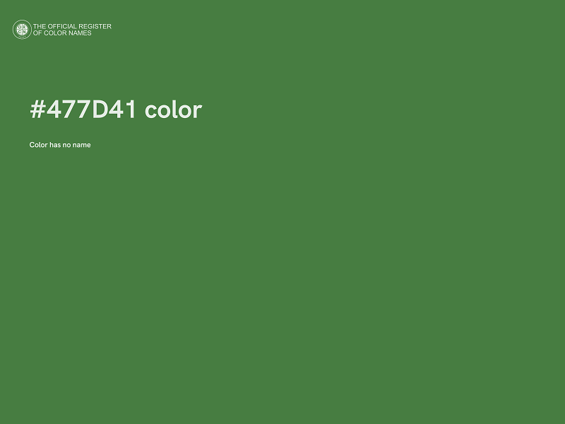 #477D41 color image