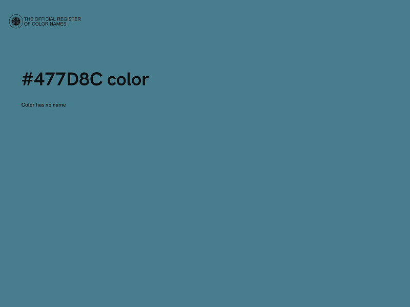 #477D8C color image