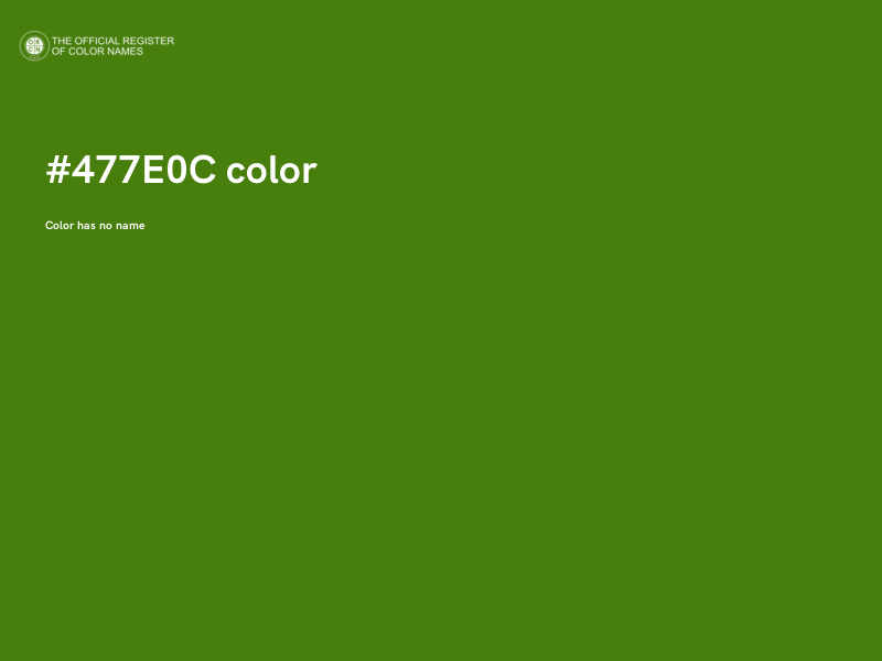 #477E0C color image