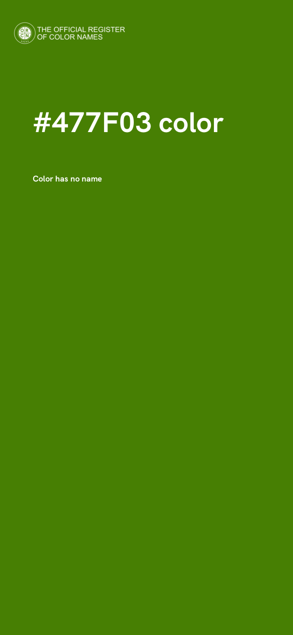 #477F03 color image