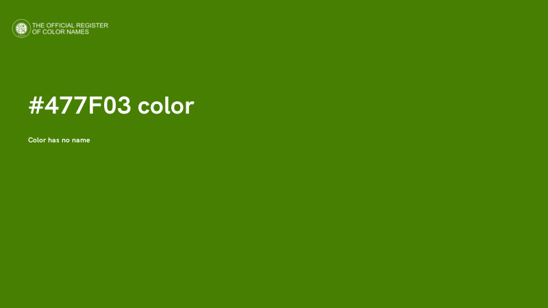 #477F03 color image