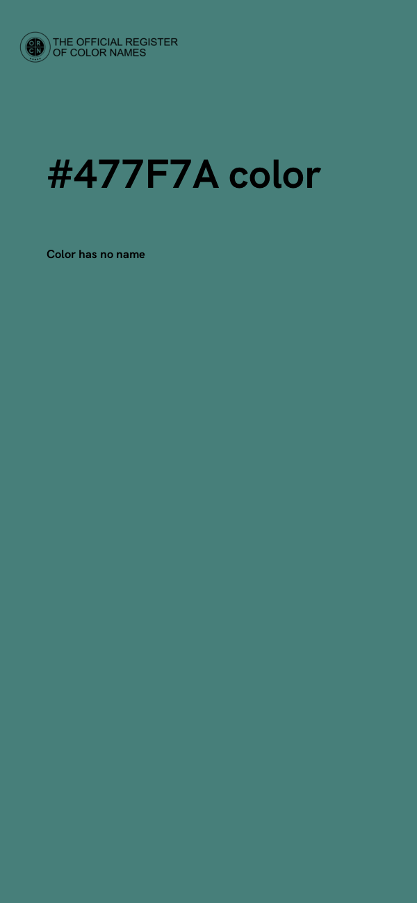 #477F7A color image