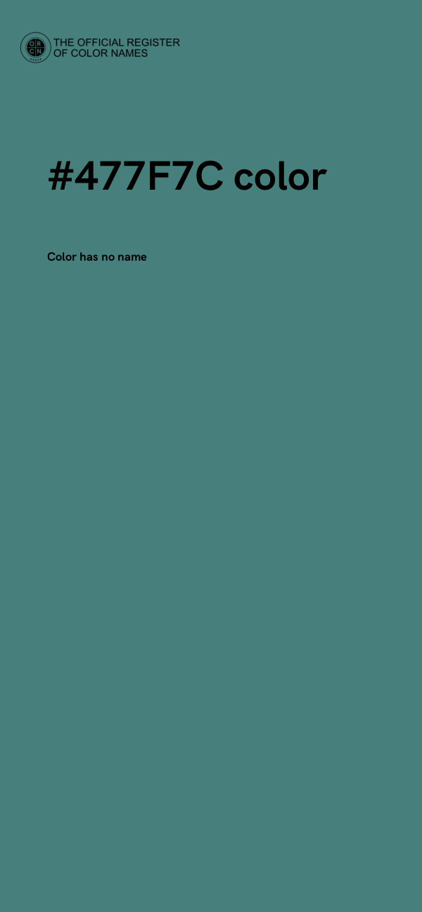 #477F7C color image