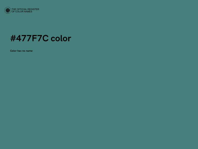 #477F7C color image