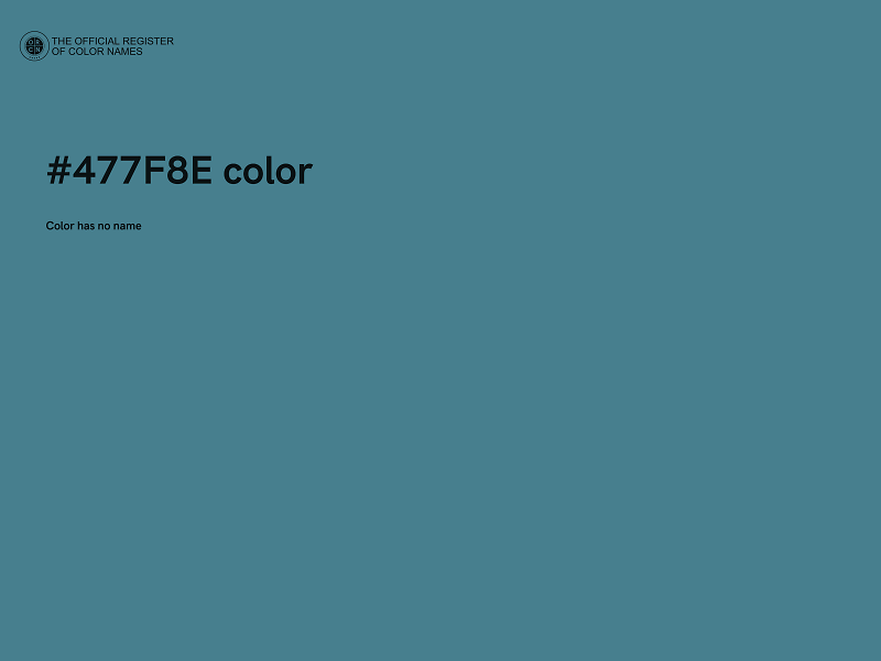 #477F8E color image