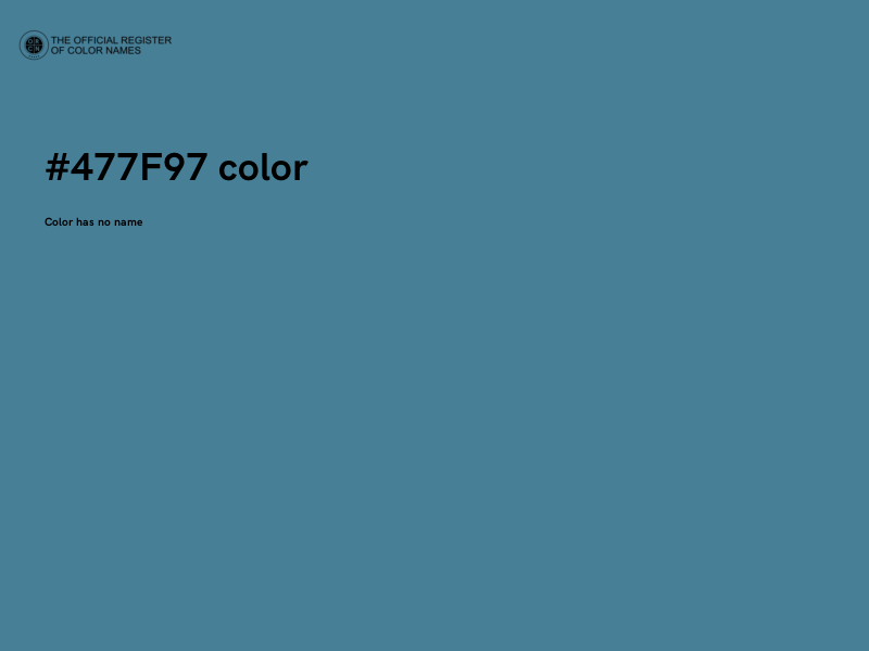 #477F97 color image